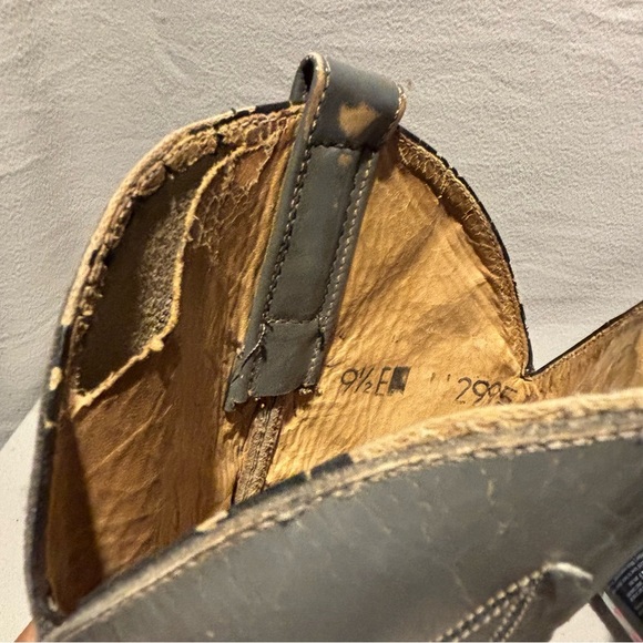 Western Cowboy Men’s Pull On two-tone Boots size 9.5 E - Picture 14 of 15